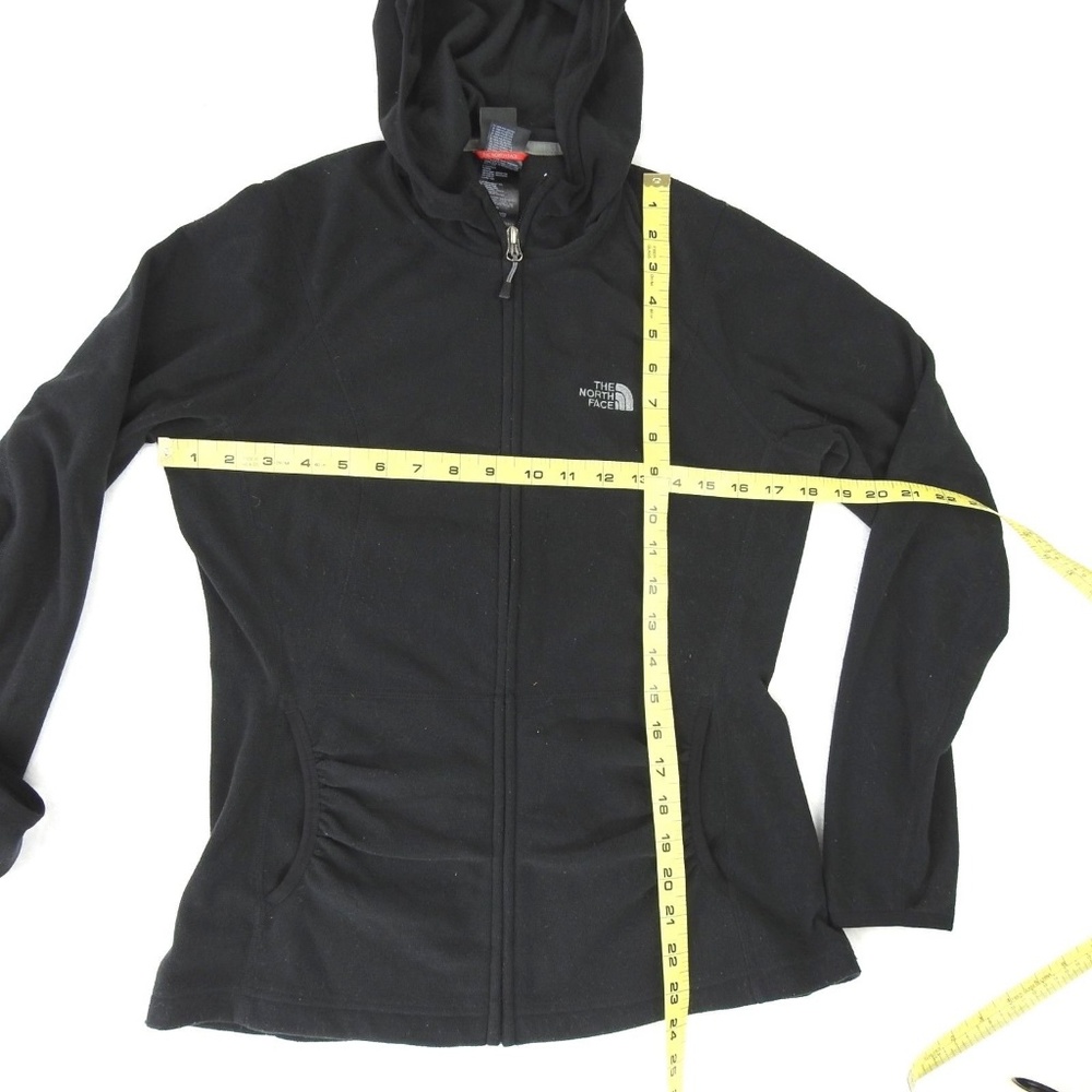 The North Face Black Fleece Lined Coat Jacket - Picture 3 of 8
